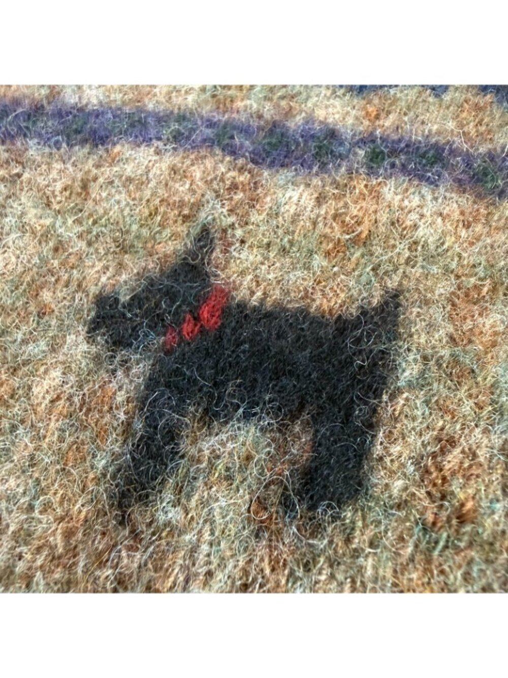 Vintage Polo Ralph Lauren Scottish Terrier Wool Sweater Vest Medium - Picture 2 of 6